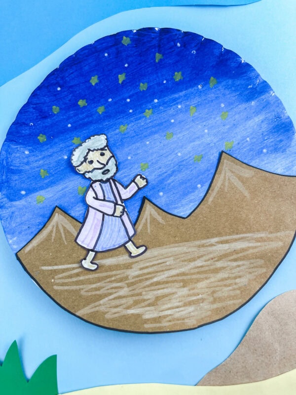 Abraham walking through desert craft