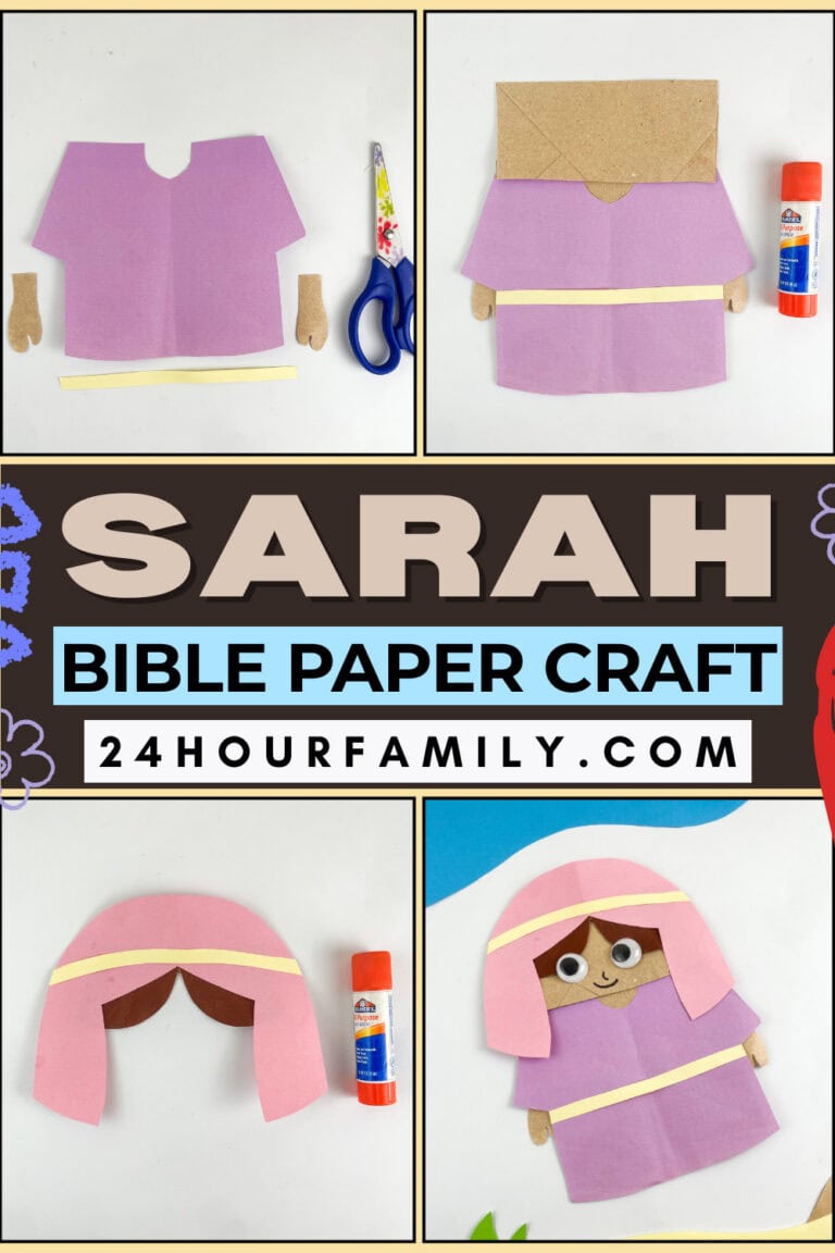 Sarah bible paper craft for kids