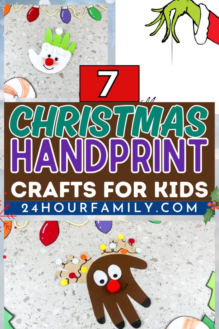 7 handprint christmas crafts for kids