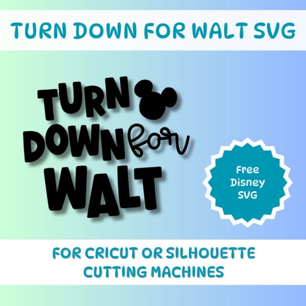 turn down for walt svg file