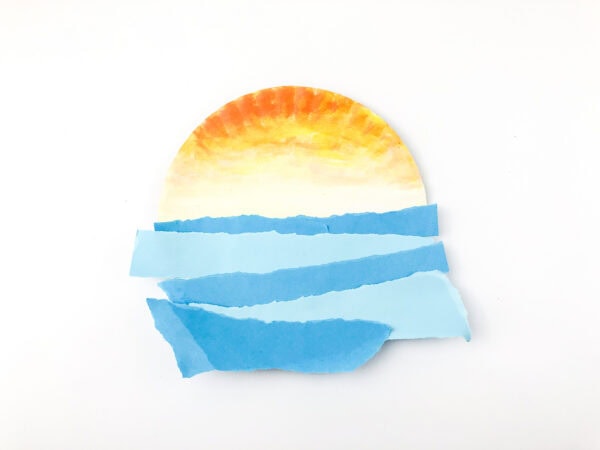 Adding blue waves to the background