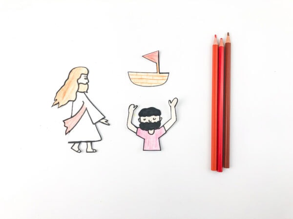 Colored craft pieces ready to use