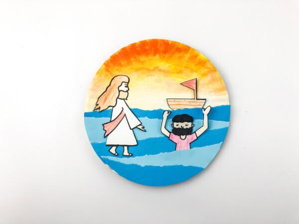 Completed Jesus Walks on Water craft