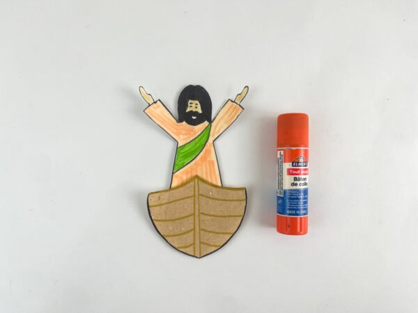 Jesus attached to the boat