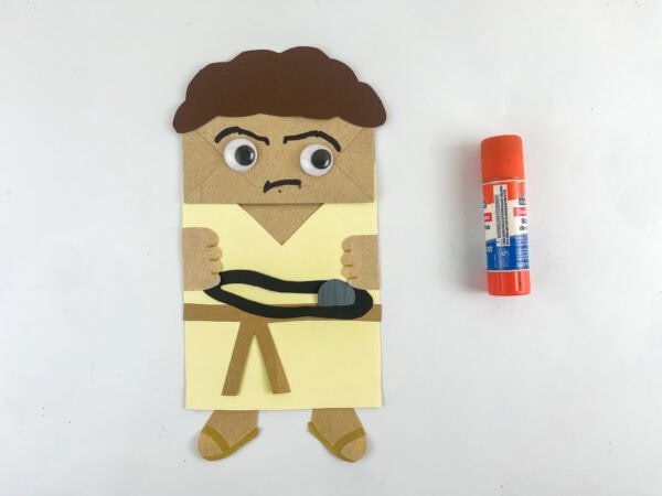 Face added to the David craft