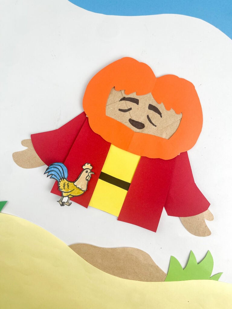 peter bible craft for kids perter denies Jesus