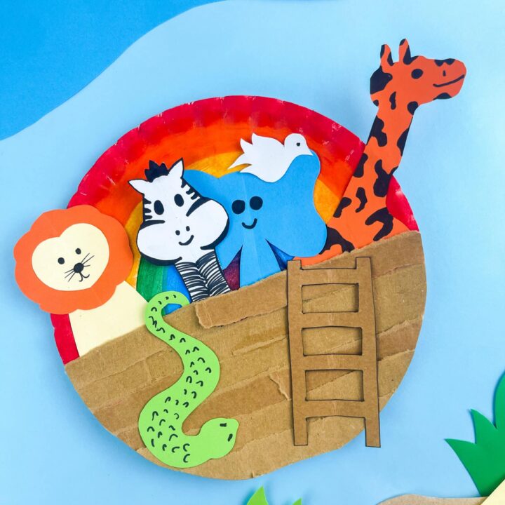 noah's ark paper plate craft