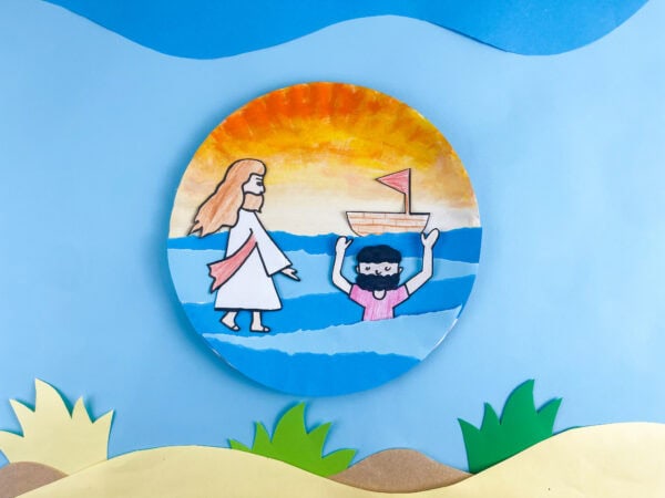 Finished Jesus Walks on Water craft