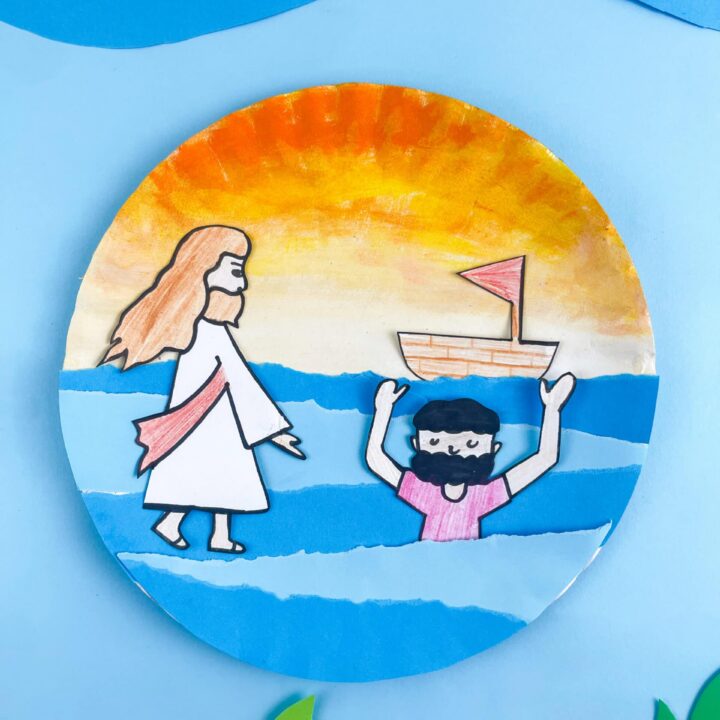 jesus walks on water craft