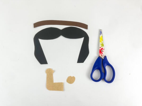 Joshua’s hair and headband pieces