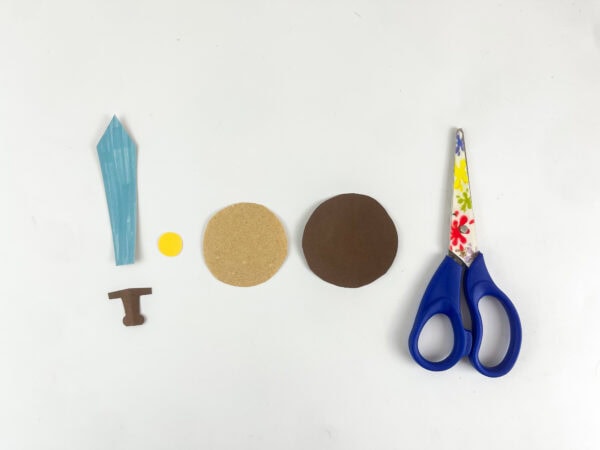 Sword and shield pieces for Joshua craft
