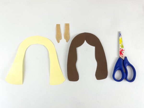 Hair, covering, and arms cut out
