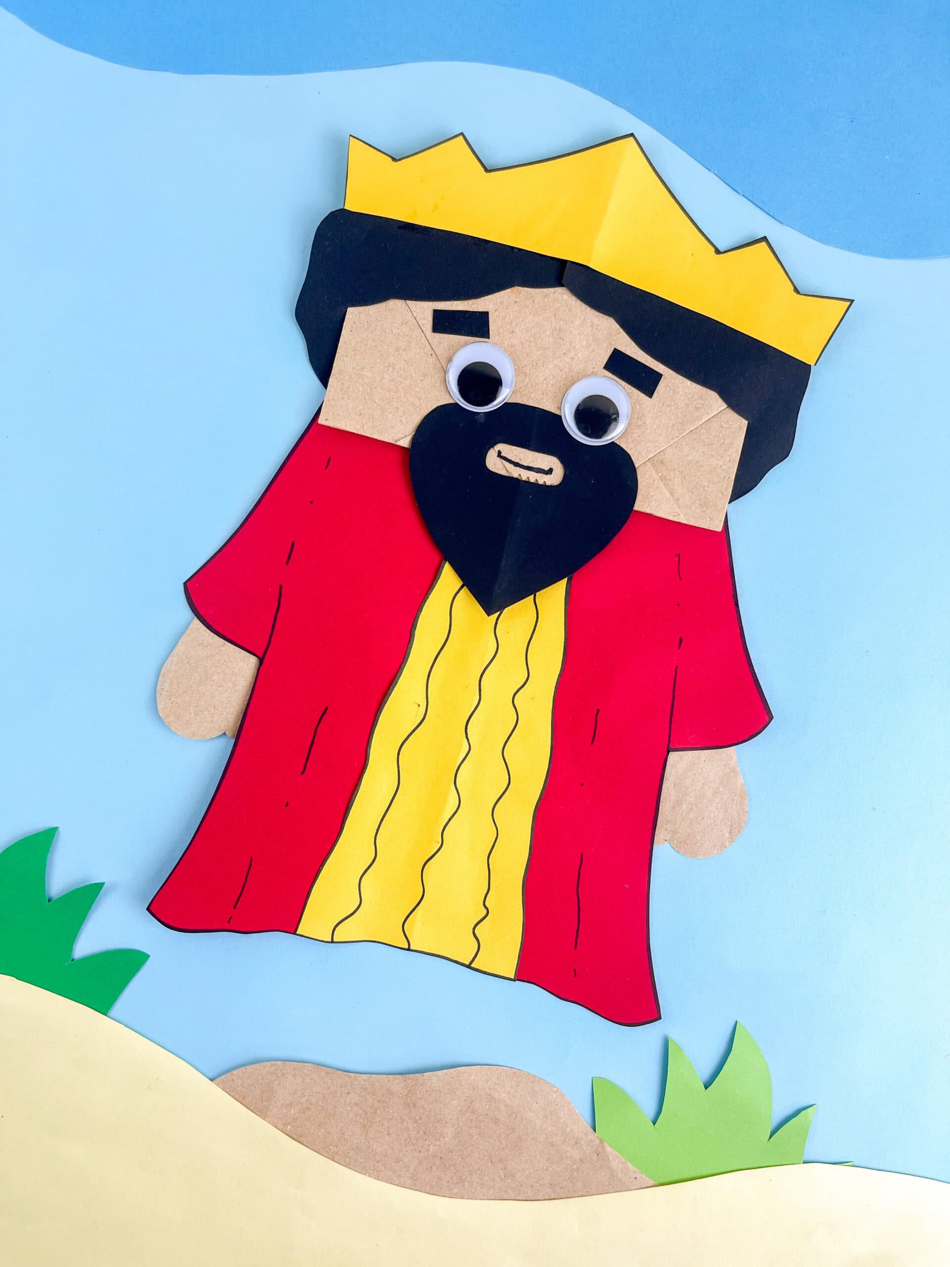 king solomon bible craft for kids