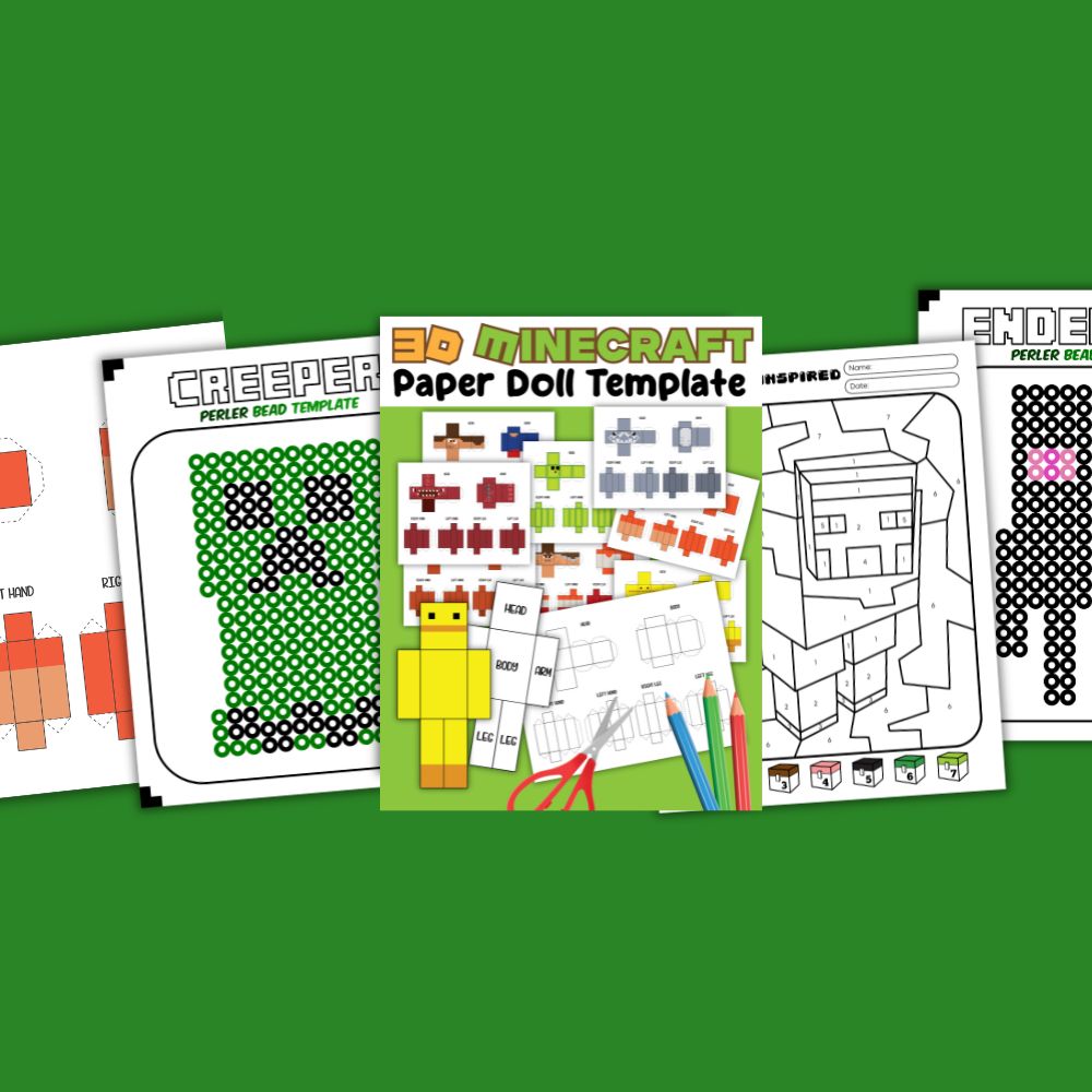 minecraft printables free to print