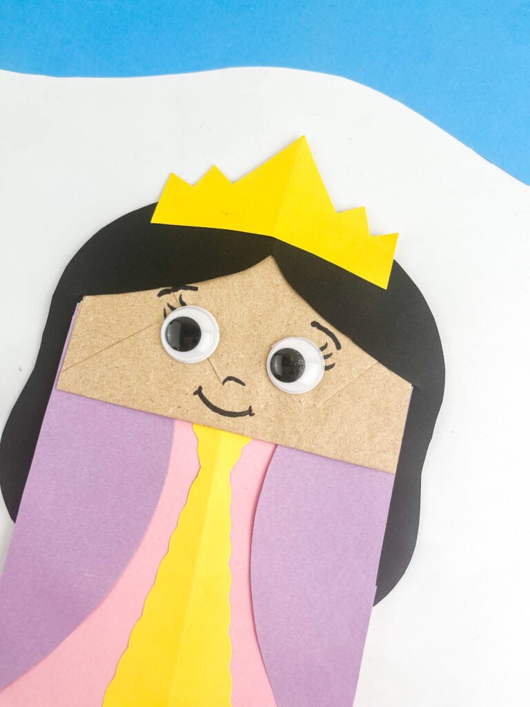 queen esther paper bag craft for kids