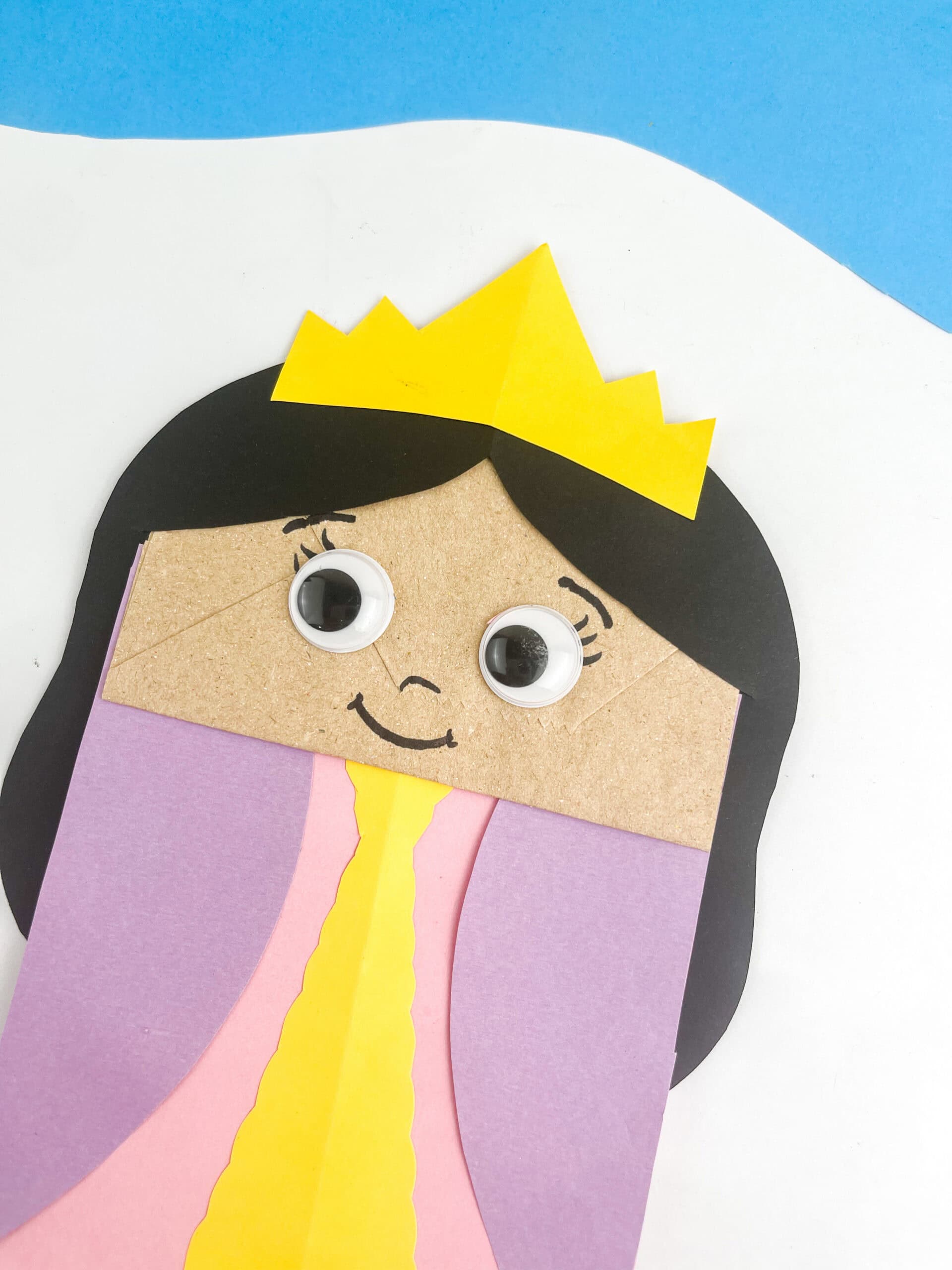 queen esther paper bag craft for kids