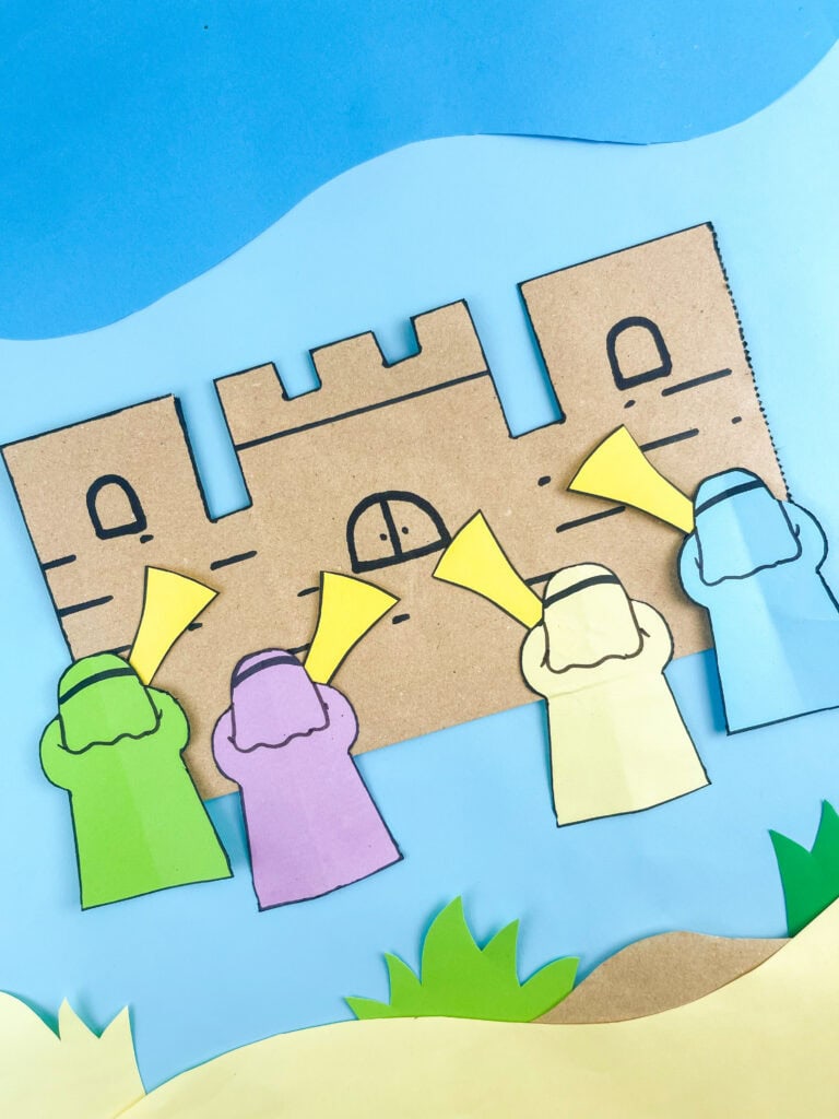 walls of jericho paper craft
