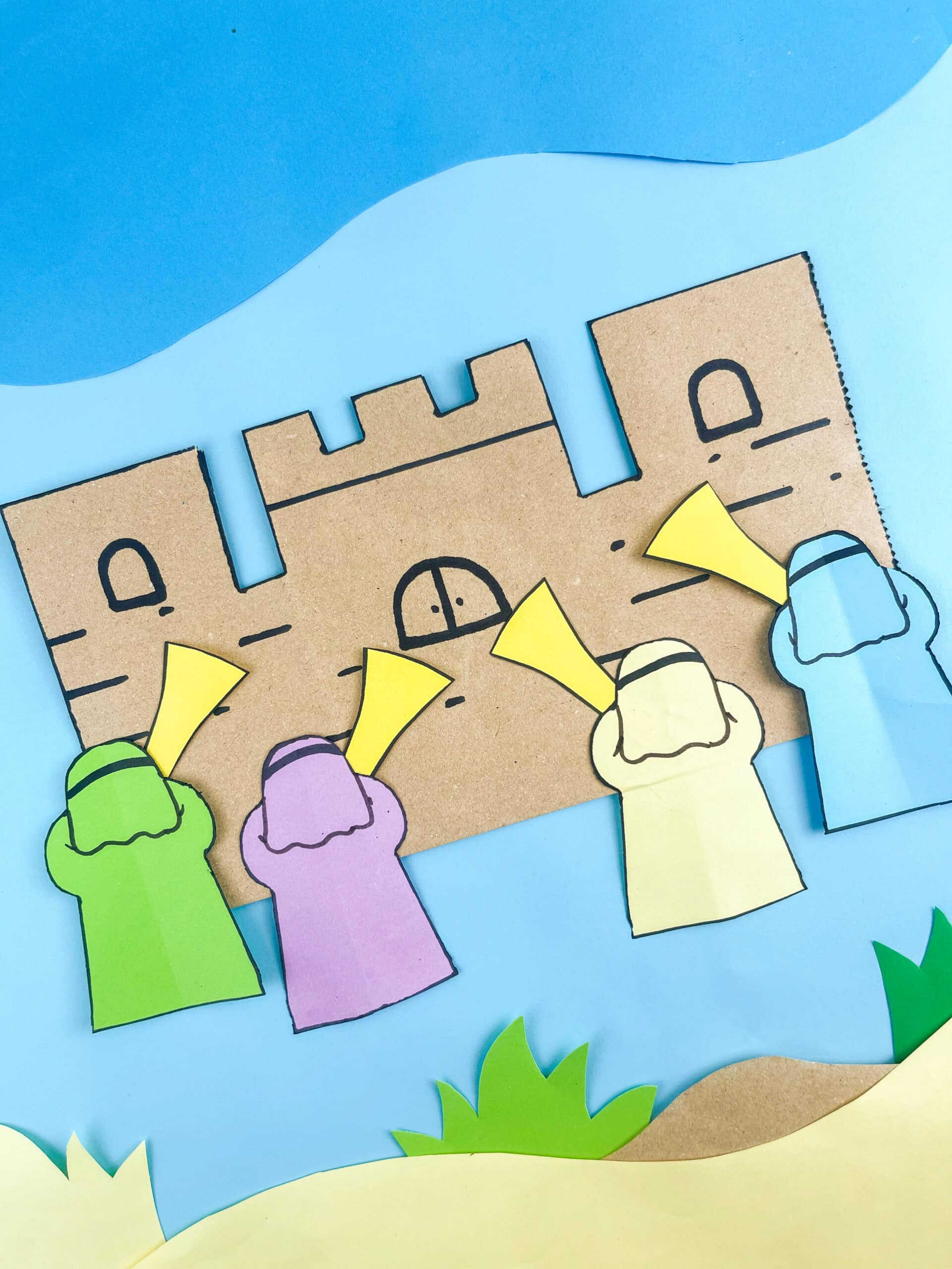 walls of jericho paper craft