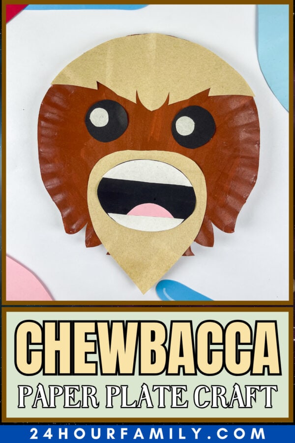chewbacca paper plate craft