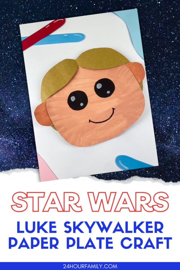 luke skywalker paper plate craft