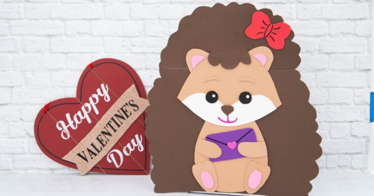 Image for DIY Hedgehog Valentine Box (with free template)