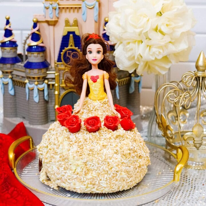 Easy Princess Belle Cake