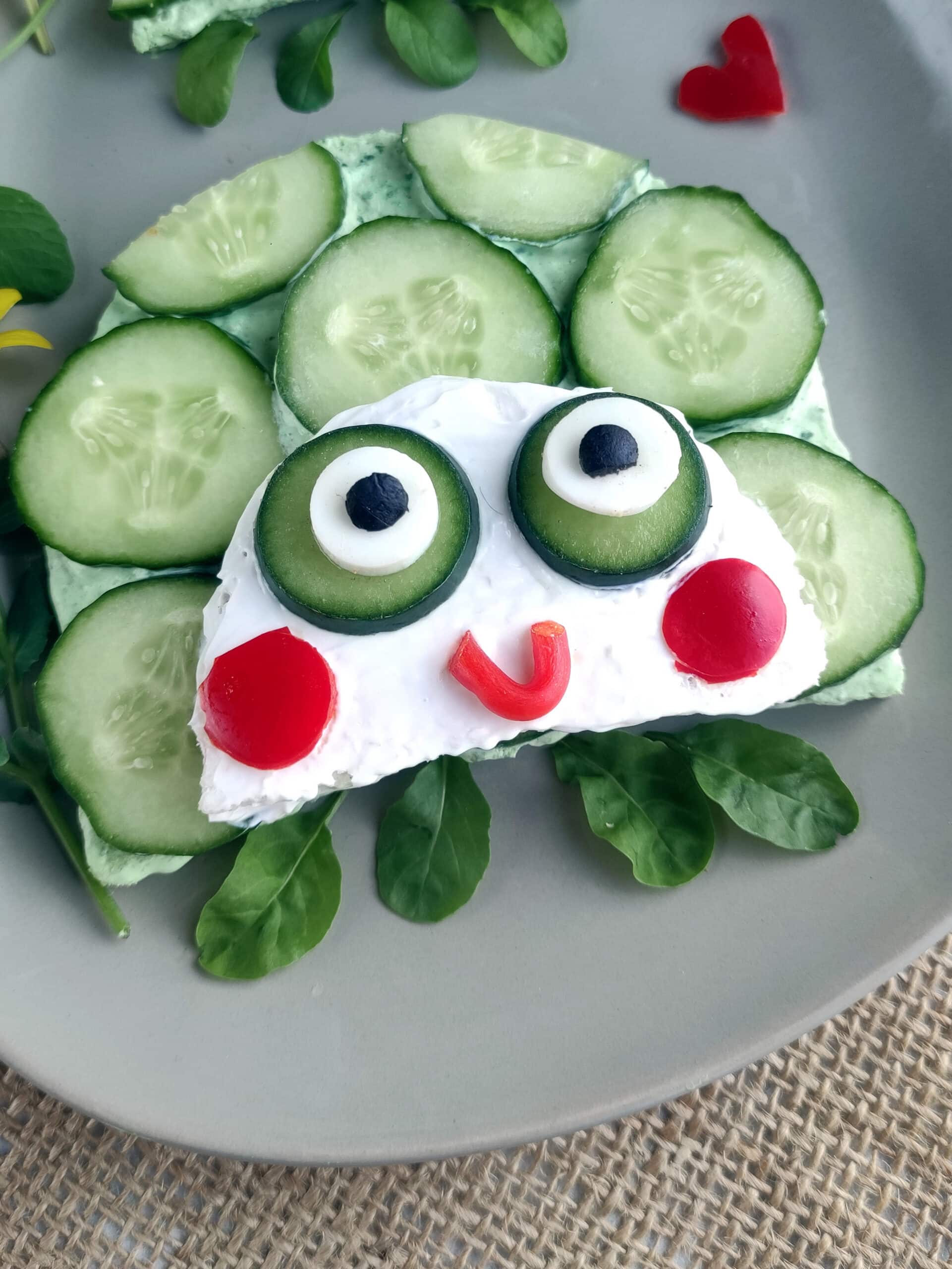 turtle cucumber sandwiches easy recipe for kids