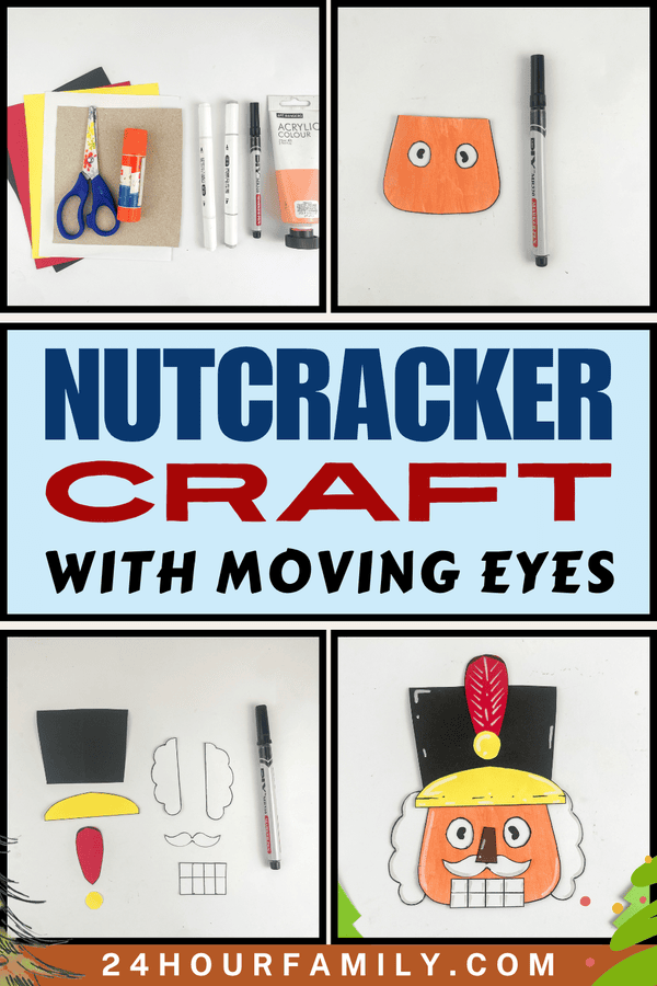 nutcracker craft with moving eyes