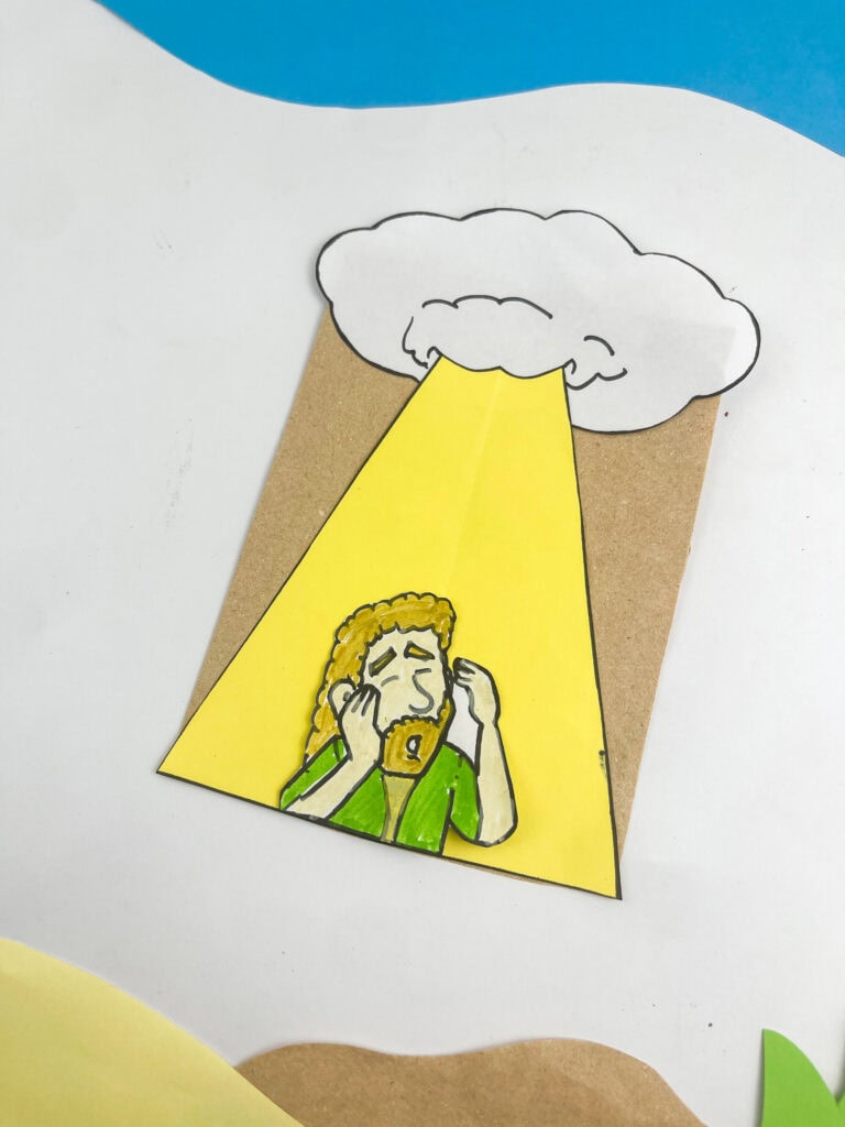 saul's conversion craft for kids