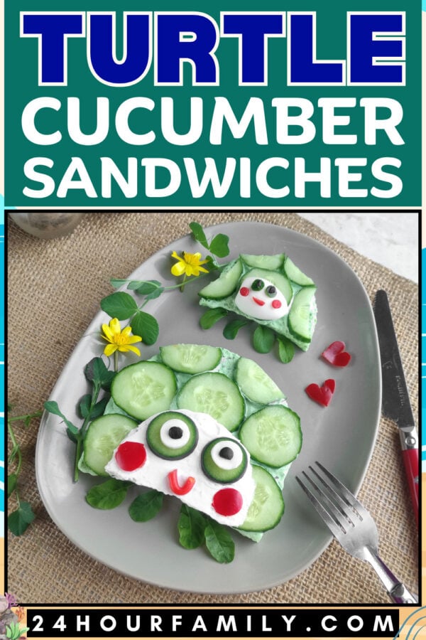 turtle cucumber sandwiches recipe