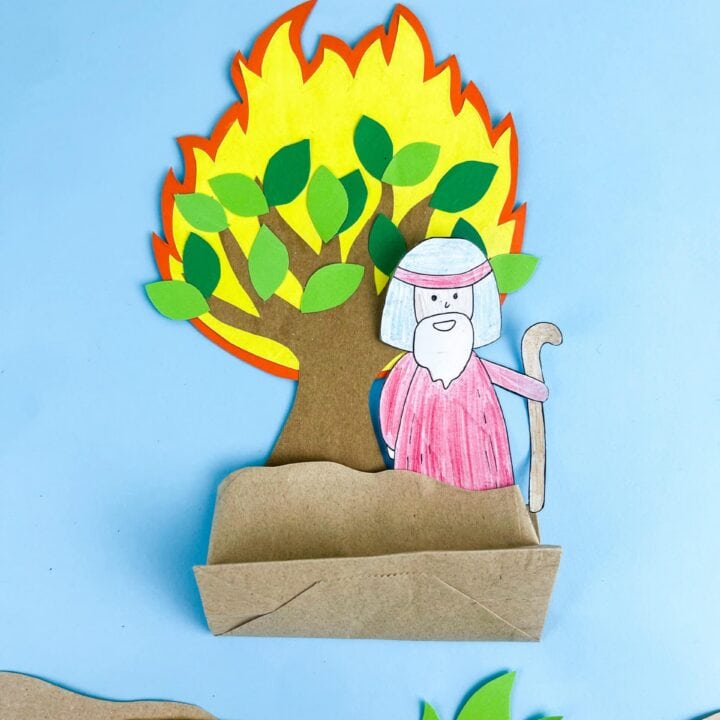 Moses and the burning bush craft