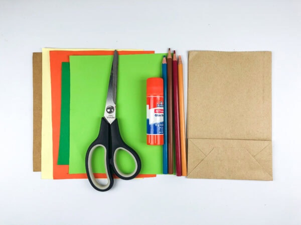 Supplies for the Moses burning bush craft
